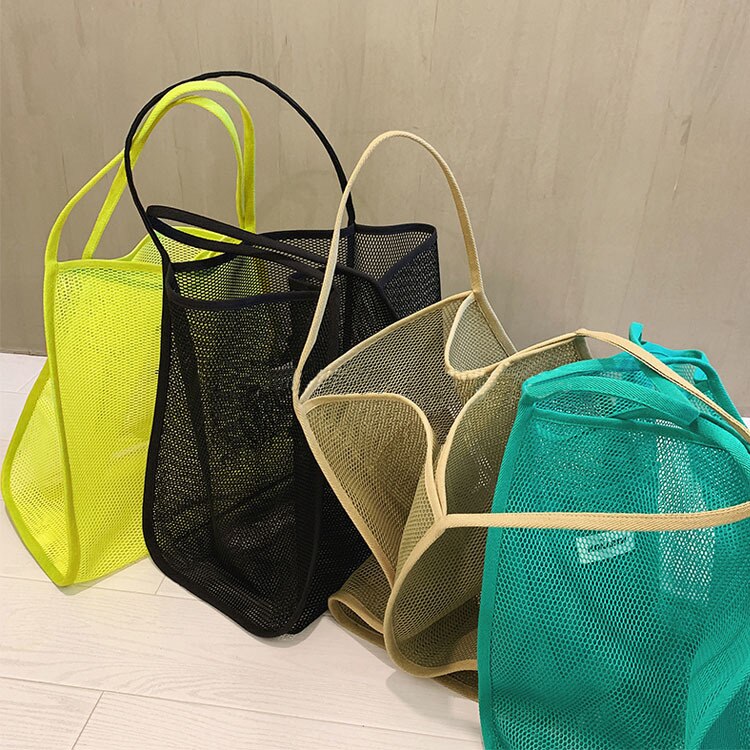 Large Mesh Beach Tote Bags - Nxt Moda