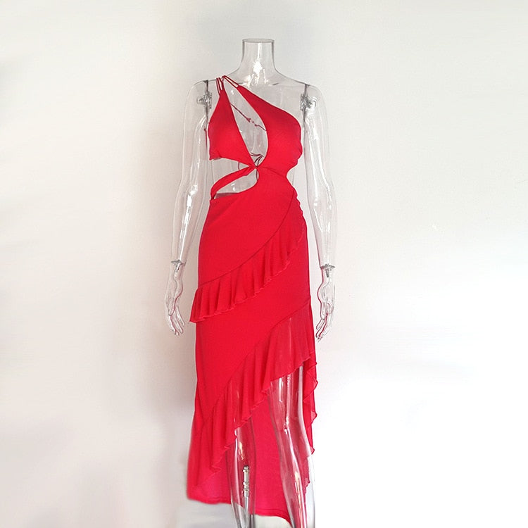 Camilla Ruffle Dress - Nxt Moda