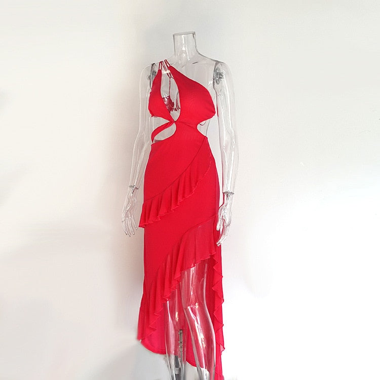 Camilla Ruffle Dress - Nxt Moda