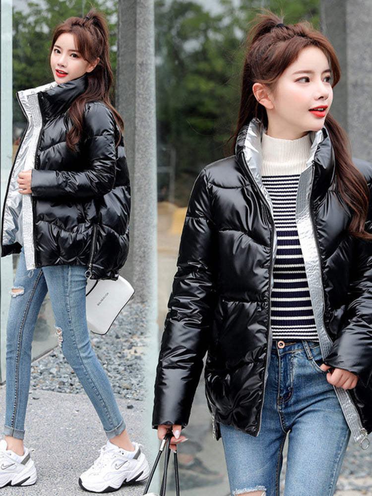 Light-reflecting Parka Short Padded Jacket - Nxt Moda