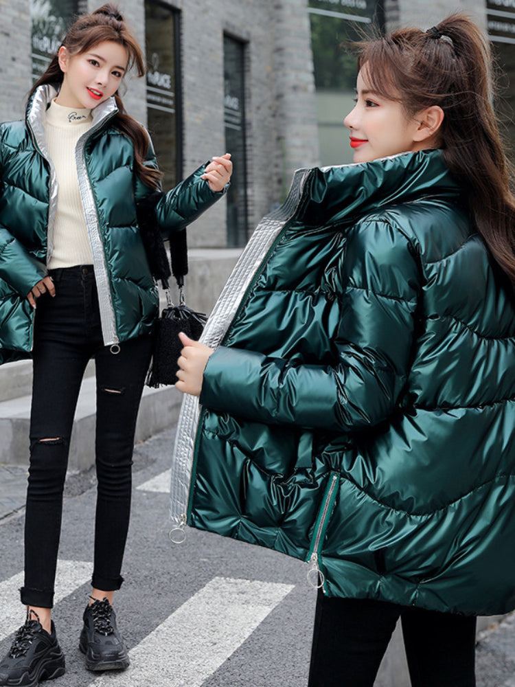 Light-reflecting Parka Short Padded Jacket - Nxt Moda