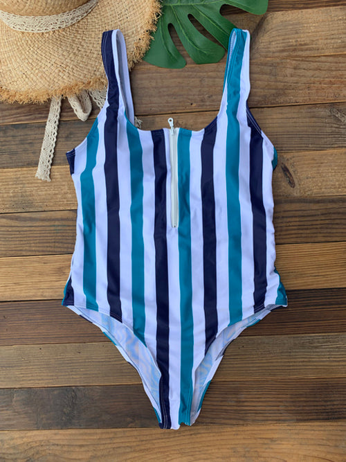 Women's Zip Up One Piece Bikini - Nxt Moda