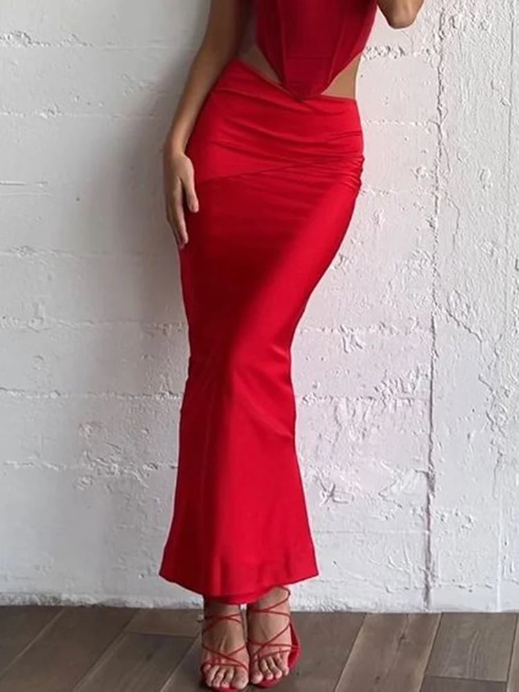 Julianna Midi Skirt - Nxt Moda