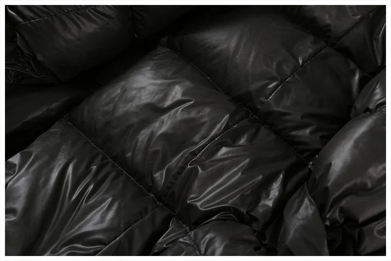 Knitted Quilted Parka Puffer Jacket