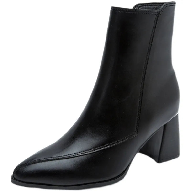 London Pointed Ankle Boots - Nxt Moda