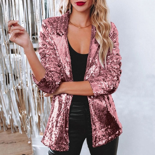 Shimmer Sequin Party Blazer - Nxt Moda