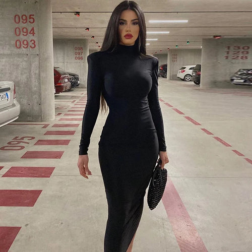 Dulzura Sexy Y2K Bodycon Midi Dress - Nxt Moda