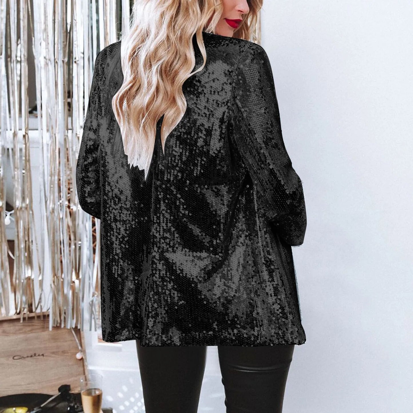 Shimmer Sequin Party Blazer - Nxt Moda