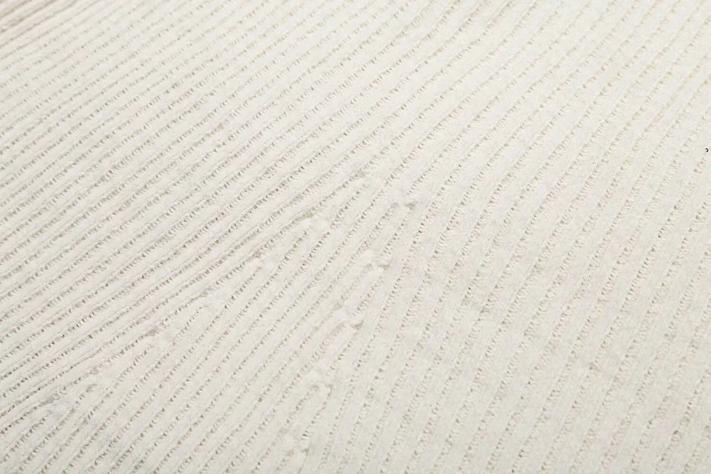 Ribbed Knit A-Line Sweater Winter Dress