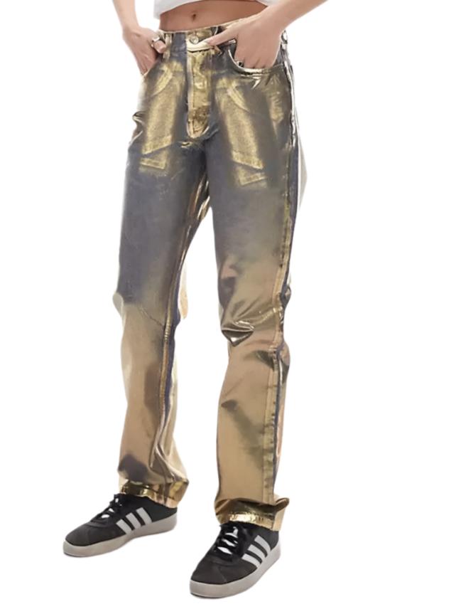 ZHYMIHRET Stamping Straight Jeans - Nxt Moda