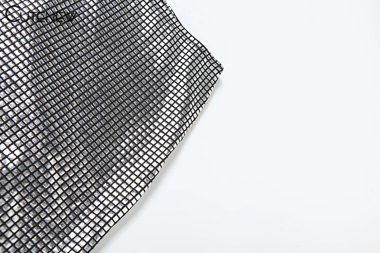 Shiny Sequin 2-Piece Set – Crop Top & Maxi Skirt Party Outfit