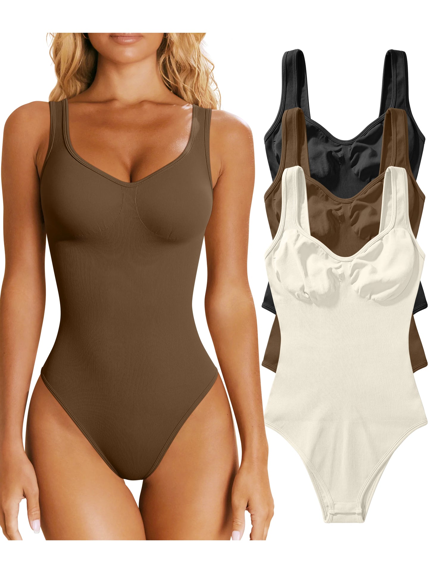 Sexy Basic Bandage Seamless Bodysuit - Nxt Moda
