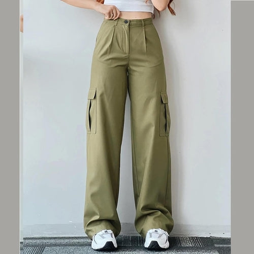 Vintage Straight Baggy Casual Pants - Nxt Moda
