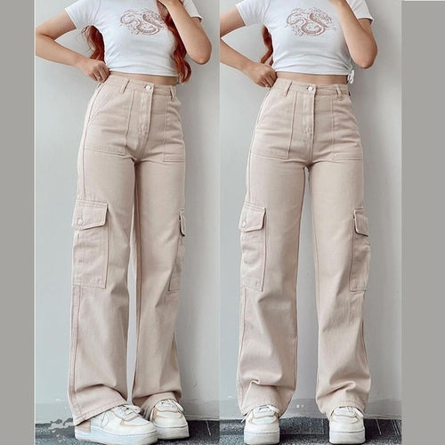 Vintage Straight Baggy Casual Pants - Nxt Moda