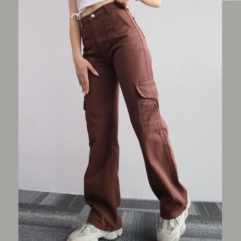 Vintage Straight Baggy Casual Pants - Nxt Moda