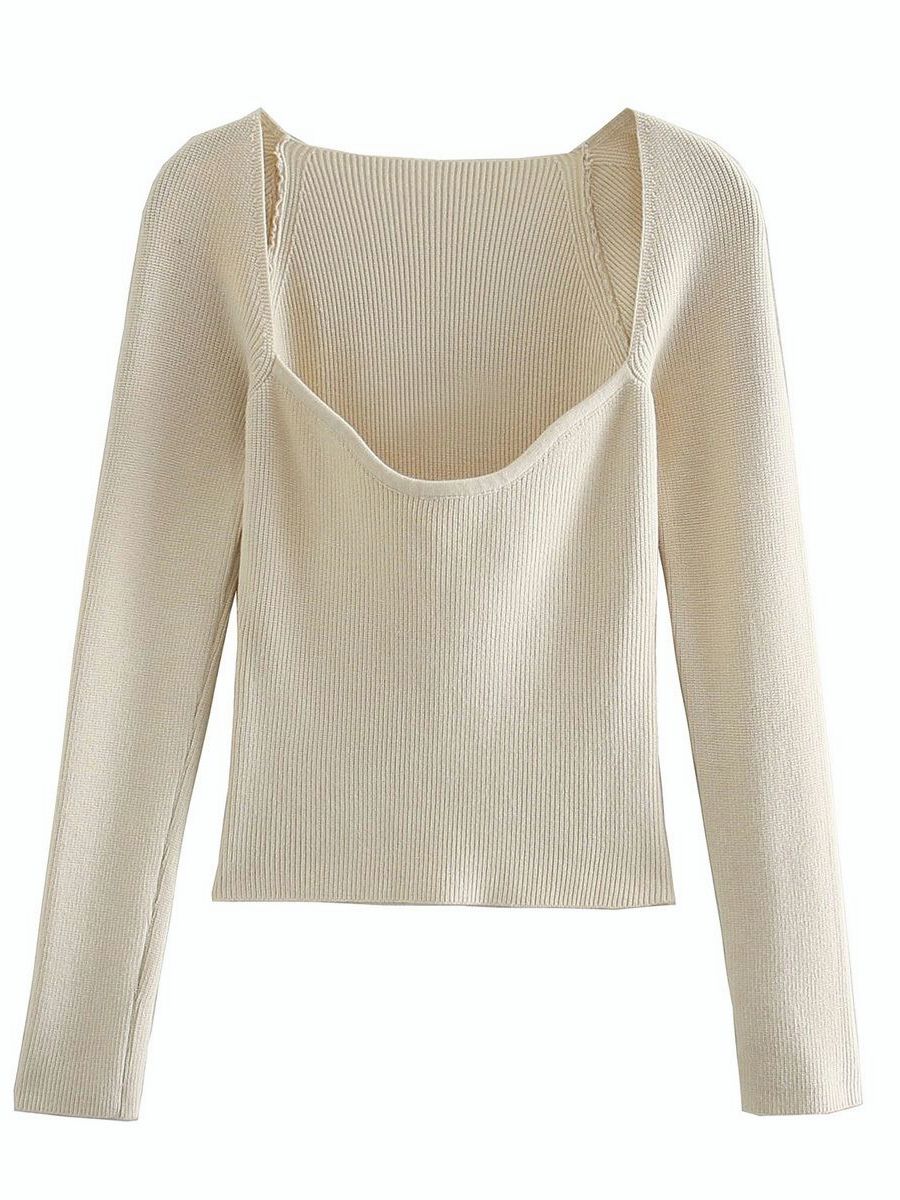Fit Knit Long Sleeve Sweater - Nxt Moda