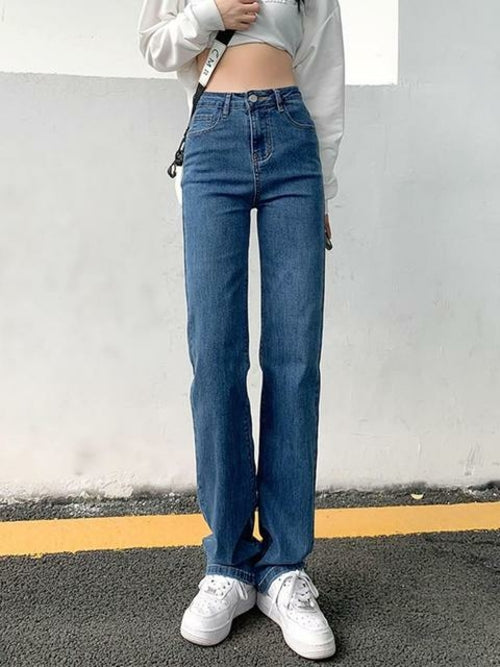 Boyfriend High Waist Classic Jeans - Nxt Moda