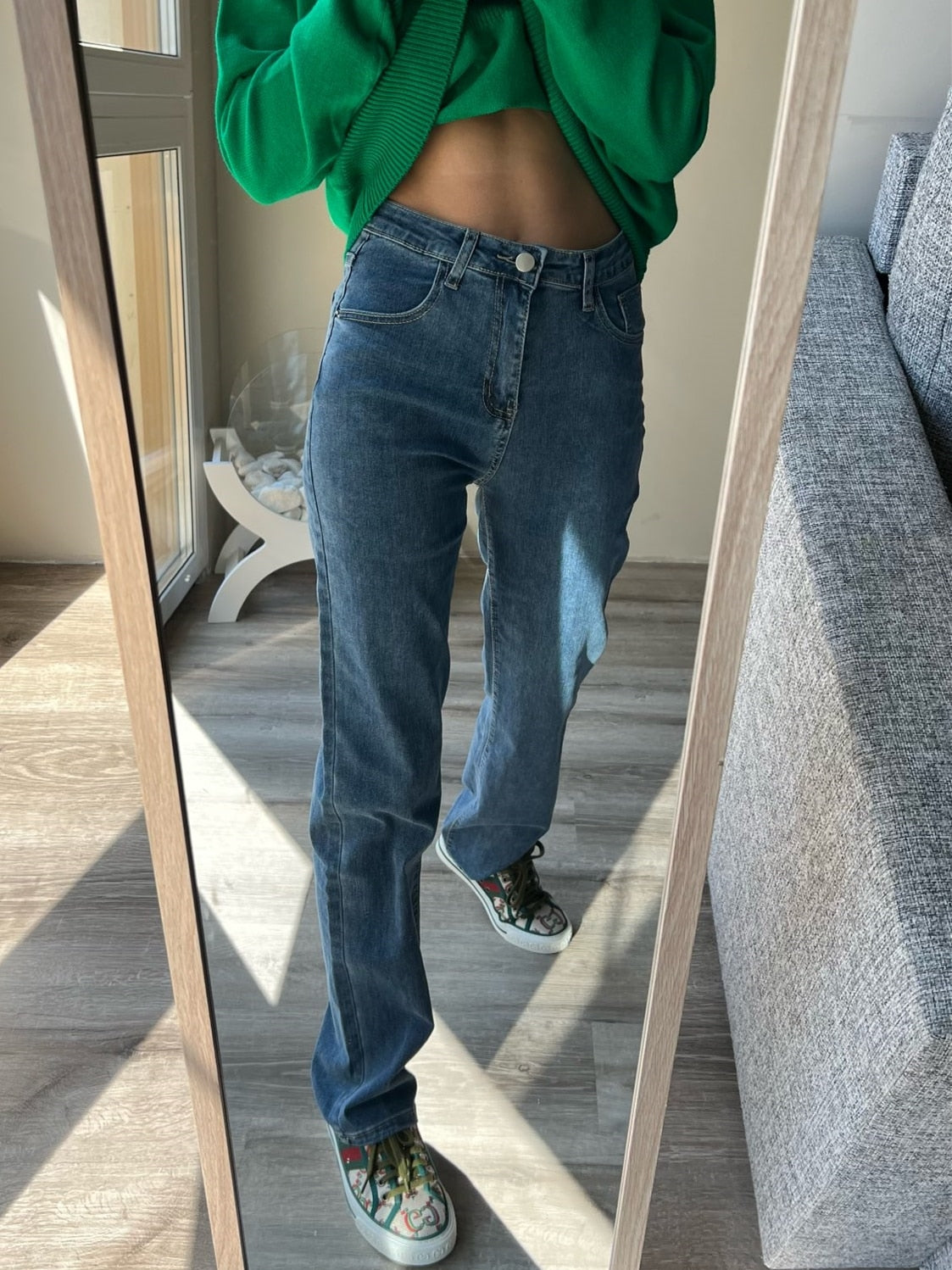 Boyfriend High Waist Classic Jeans - Nxt Moda