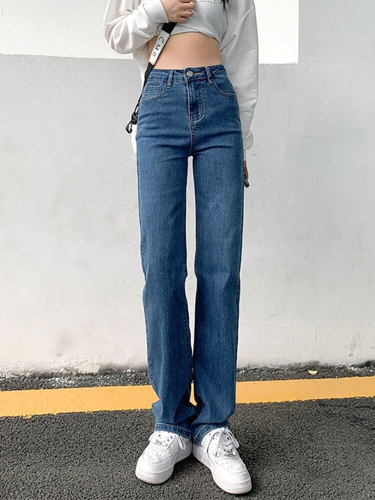 Boyfriend High Waist Classic Jeans - Nxt Moda