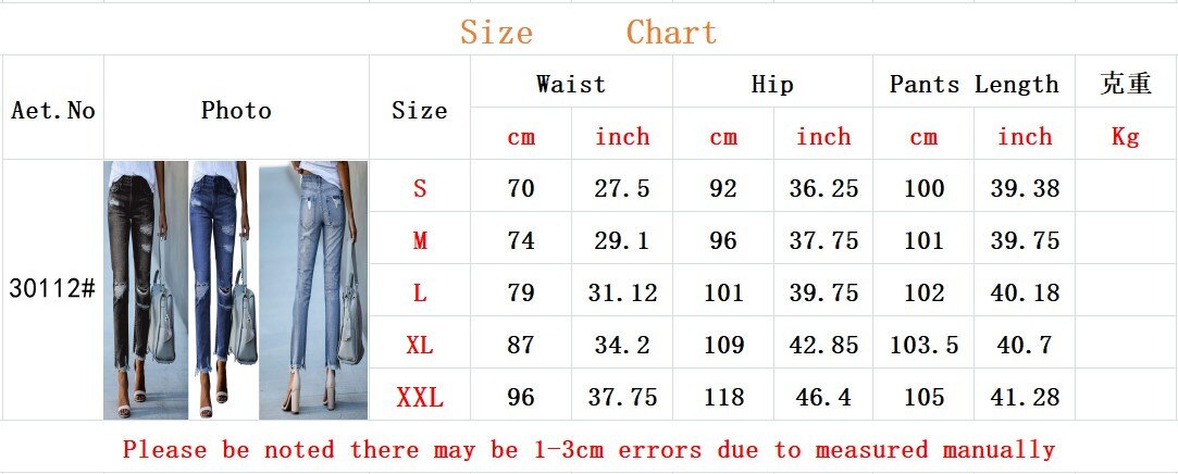 Women Fashion Denim Daily Cutout Pants - Nxt Moda