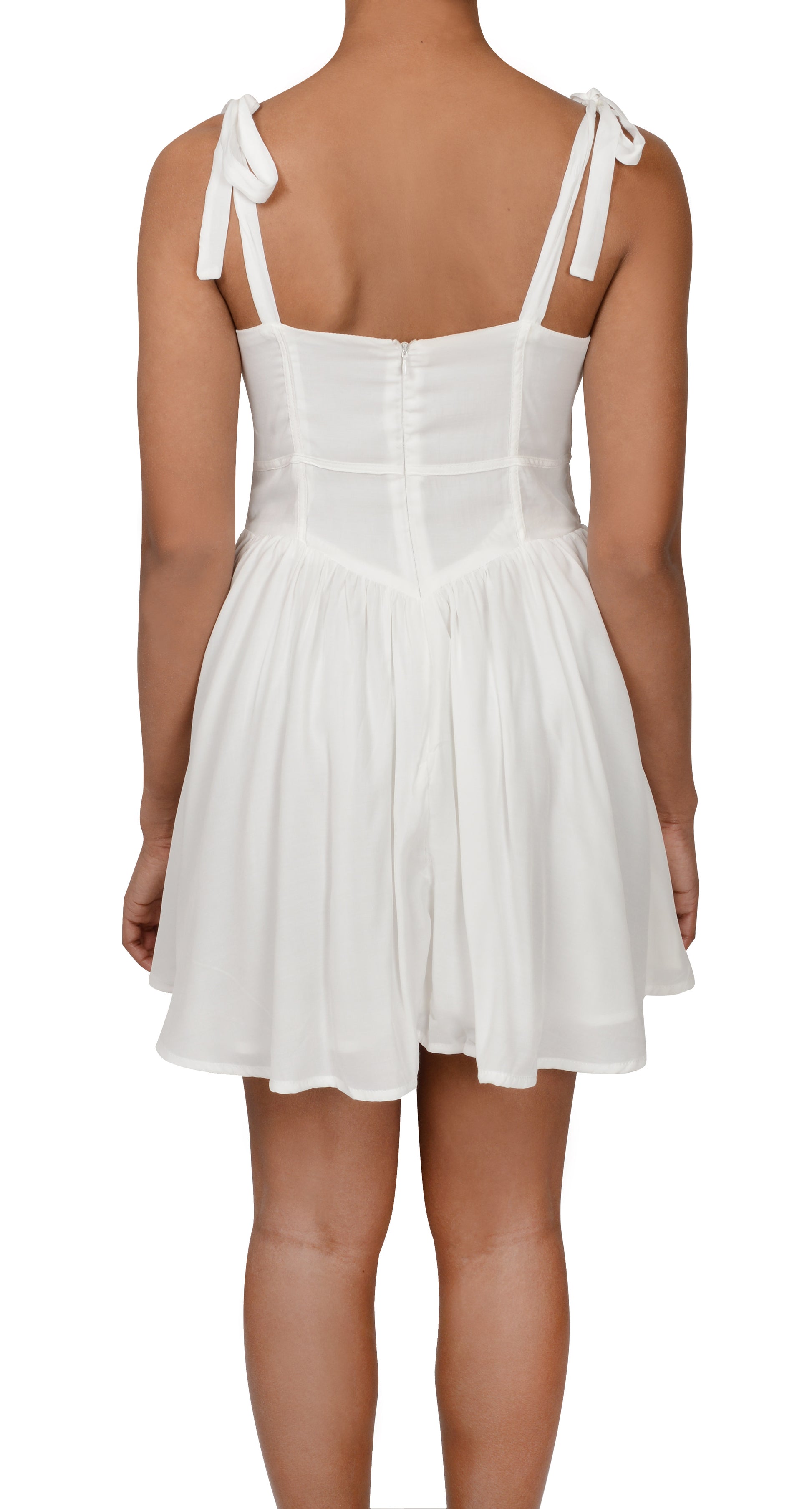 Emily Ruched Summer Dress - Nxt Moda