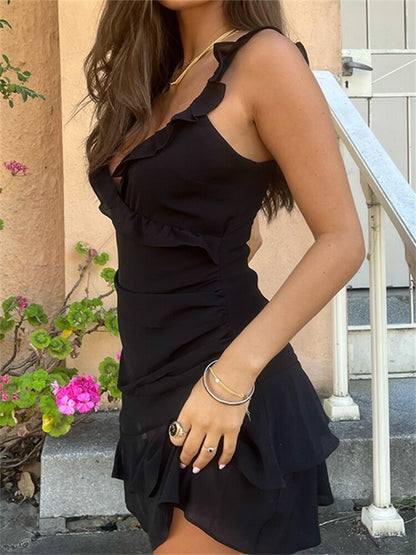 Juliette Ruffle Dress - Nxt Moda