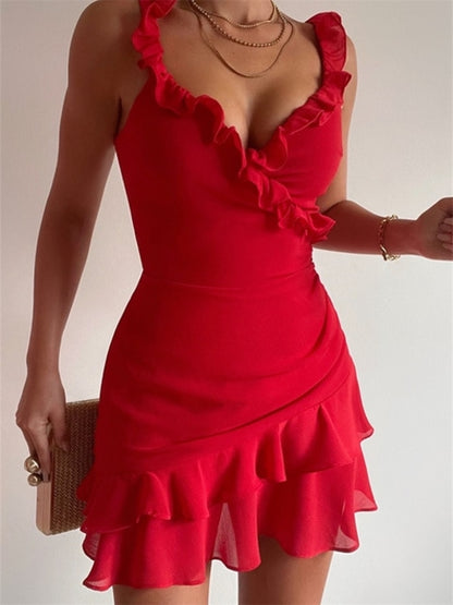 Juliette Ruffle Dress - Nxt Moda
