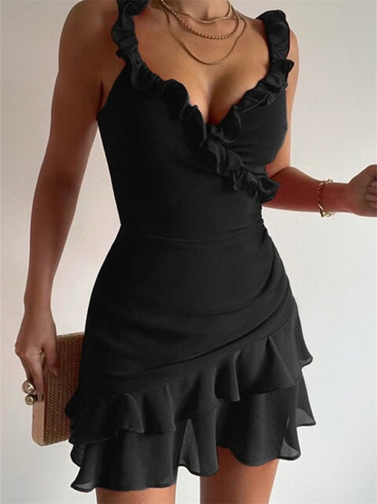 Juliette Ruffle Dress - Nxt Moda