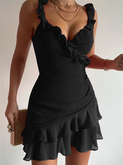 Juliette Ruffle Dress - Nxt Moda