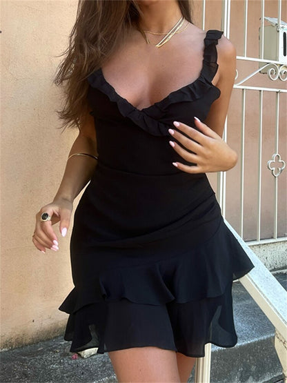 Juliette Ruffle Dress - Nxt Moda