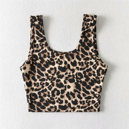 Summer Fashion Animal Pattern Crop Tops - Nxt Moda