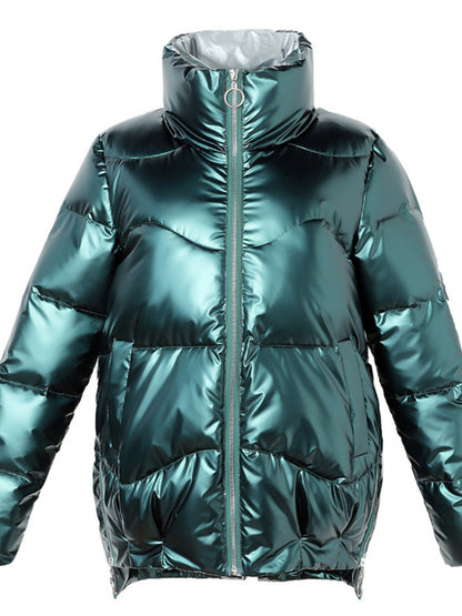 Light-reflecting Parka Short Padded Jacket - Nxt Moda