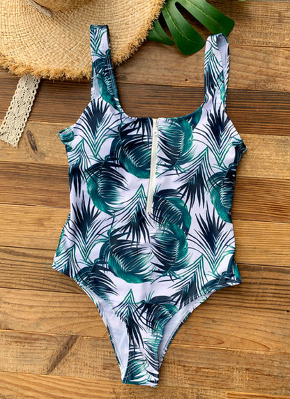 Women's Zip Up One Piece Bikini - Nxt Moda