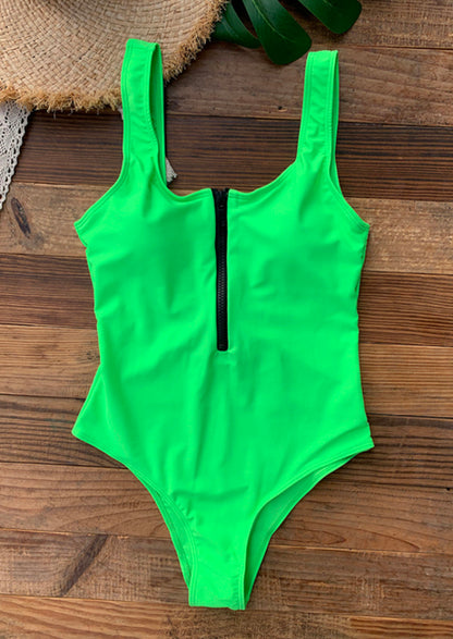 Women's Zip Up One Piece Bikini - Nxt Moda