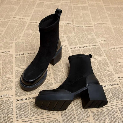 Fashion Combat Ankle Boots - Nxt Moda