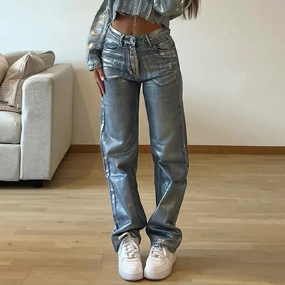 BIIKPIIK Straight Baggy Jeans - Nxt Moda