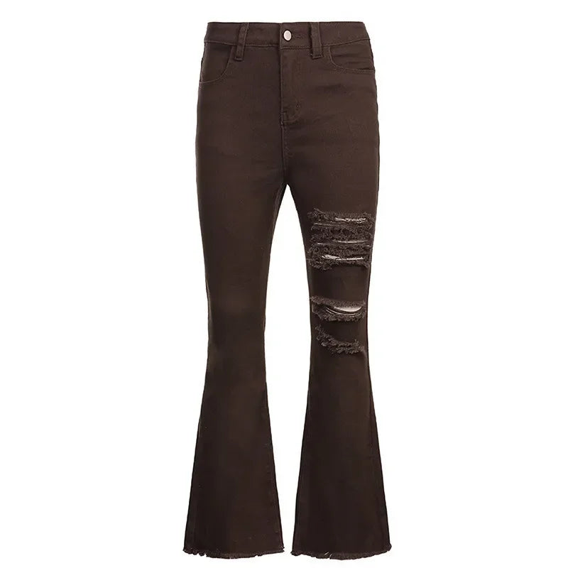 Vintage Stretch Flare Jeans - Nxt Moda