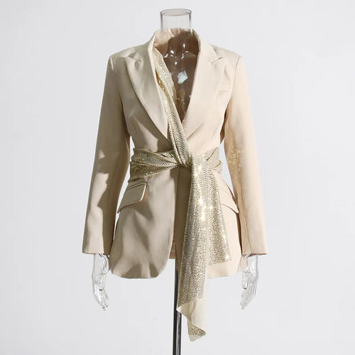 GetSpring Temperame Knot Blazer - Nxt Moda