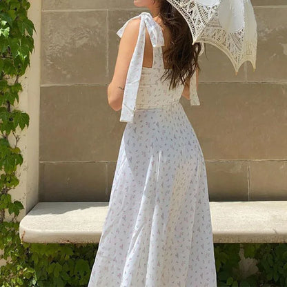 Floral Camisole Midi Dress