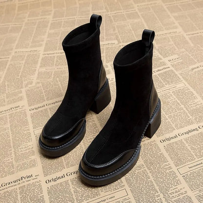 Fashion Combat Ankle Boots - Nxt Moda