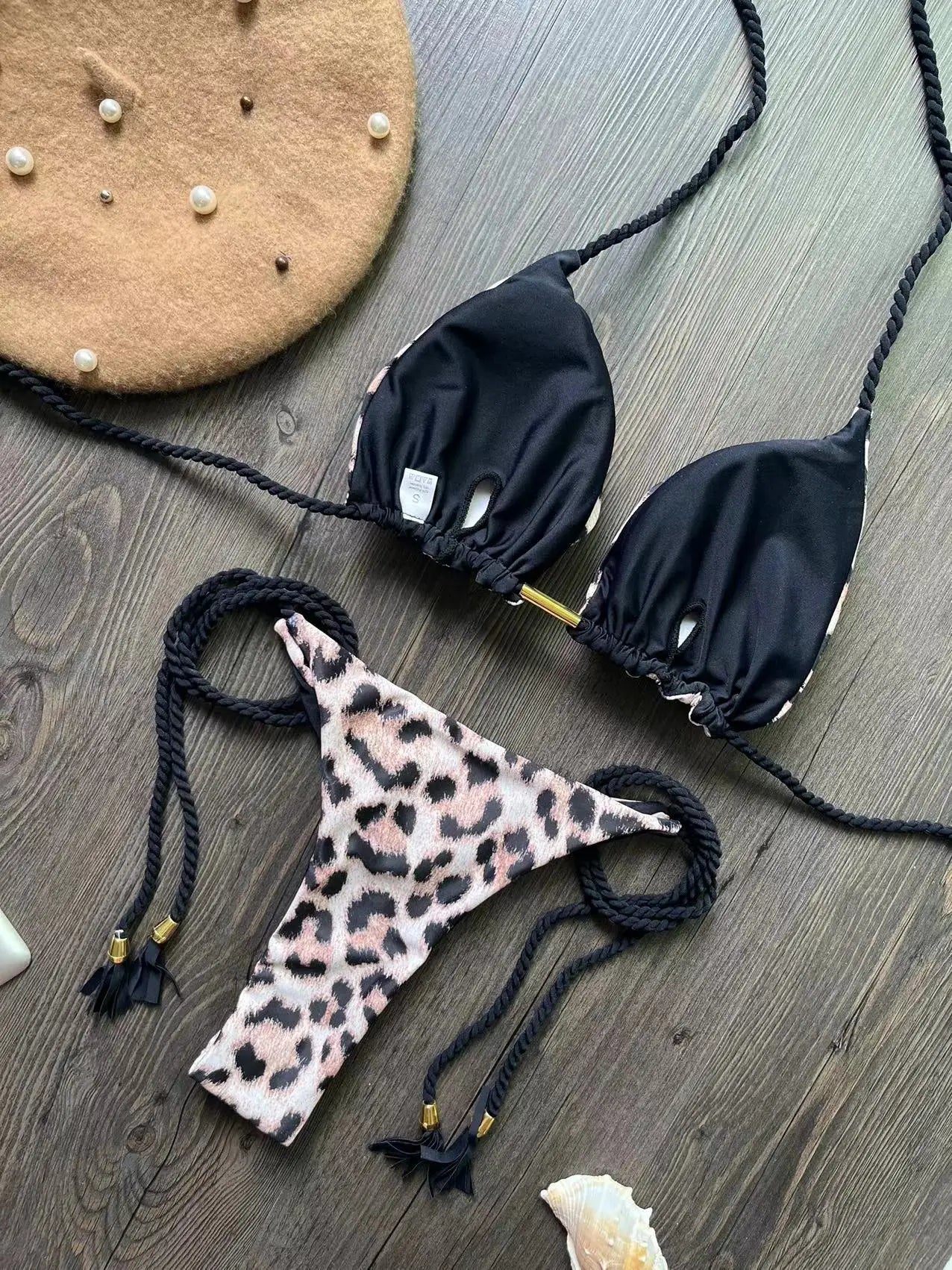 Multi Color Sexy Leopard Bikini Set - Nxt Moda