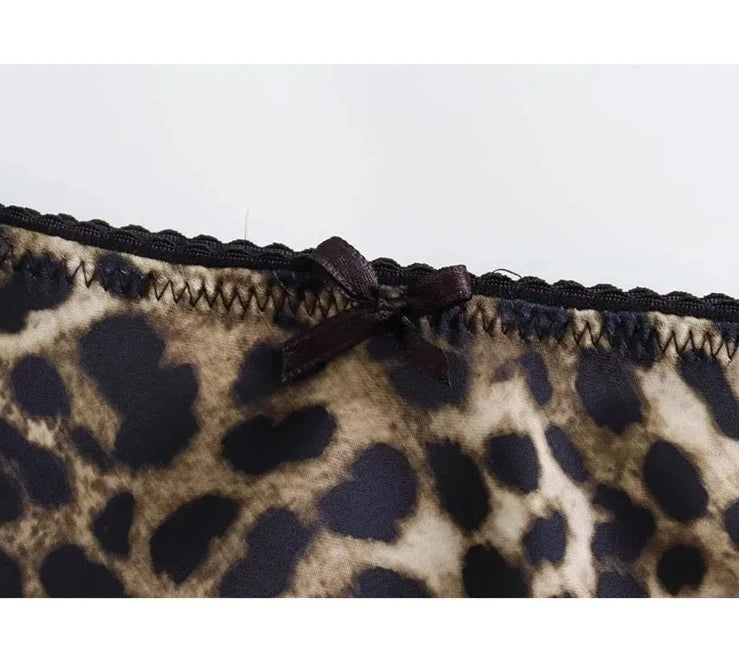 Vintage Leopard Print Midi Skirt - Nxt Moda