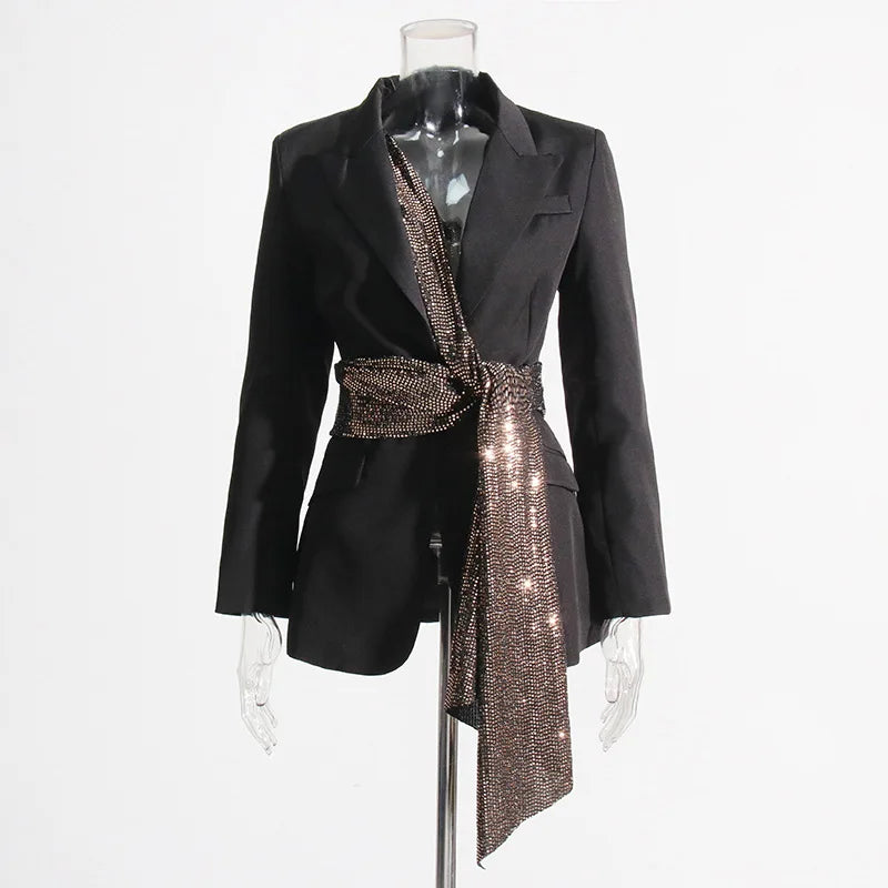 GetSpring Temperame Knot Blazer - Nxt Moda