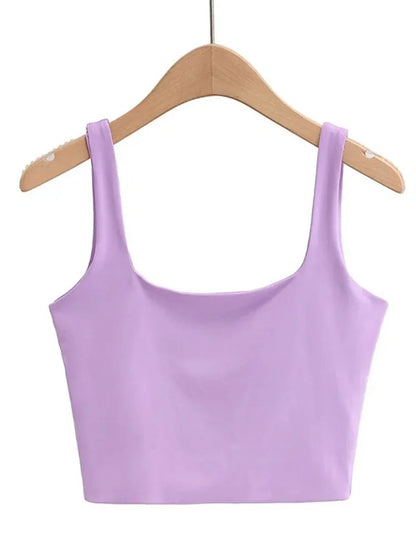 Fashion Short Square Tank Top - Nxt Moda