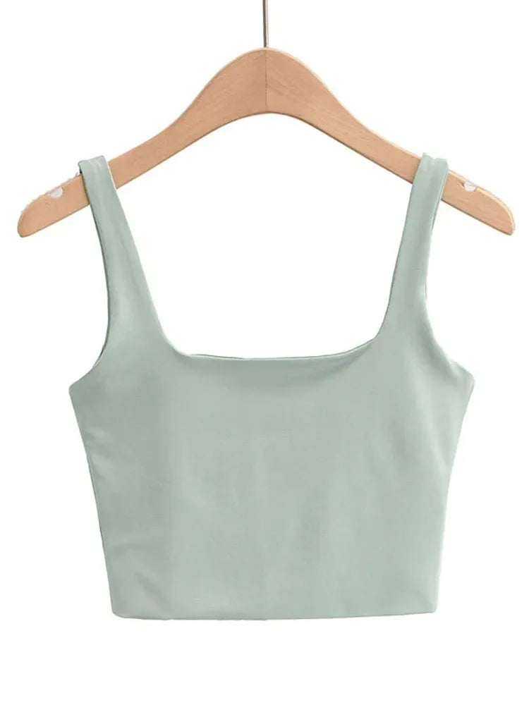 Fashion Short Square Tank Top - Nxt Moda