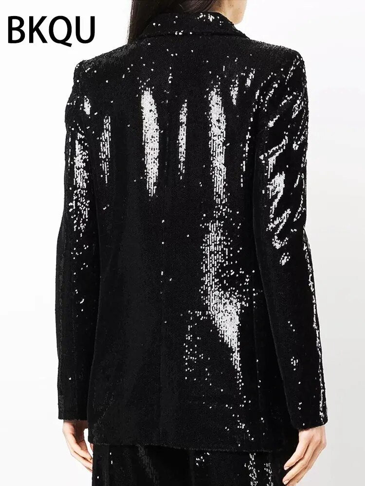 BKQU Sequin Blazer - Nxt Moda