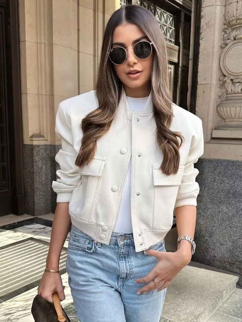 Women Bomber Jacket - Nxt Moda